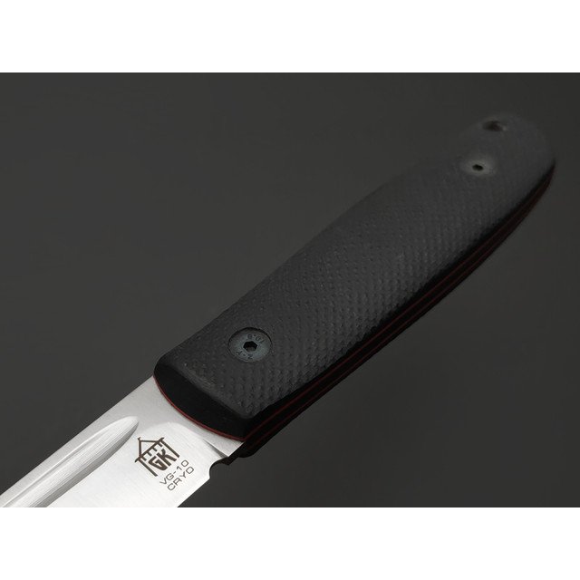 Град Горький нож Большой Техно-Томми сталь VG-10 satin рукоять G10 black & red