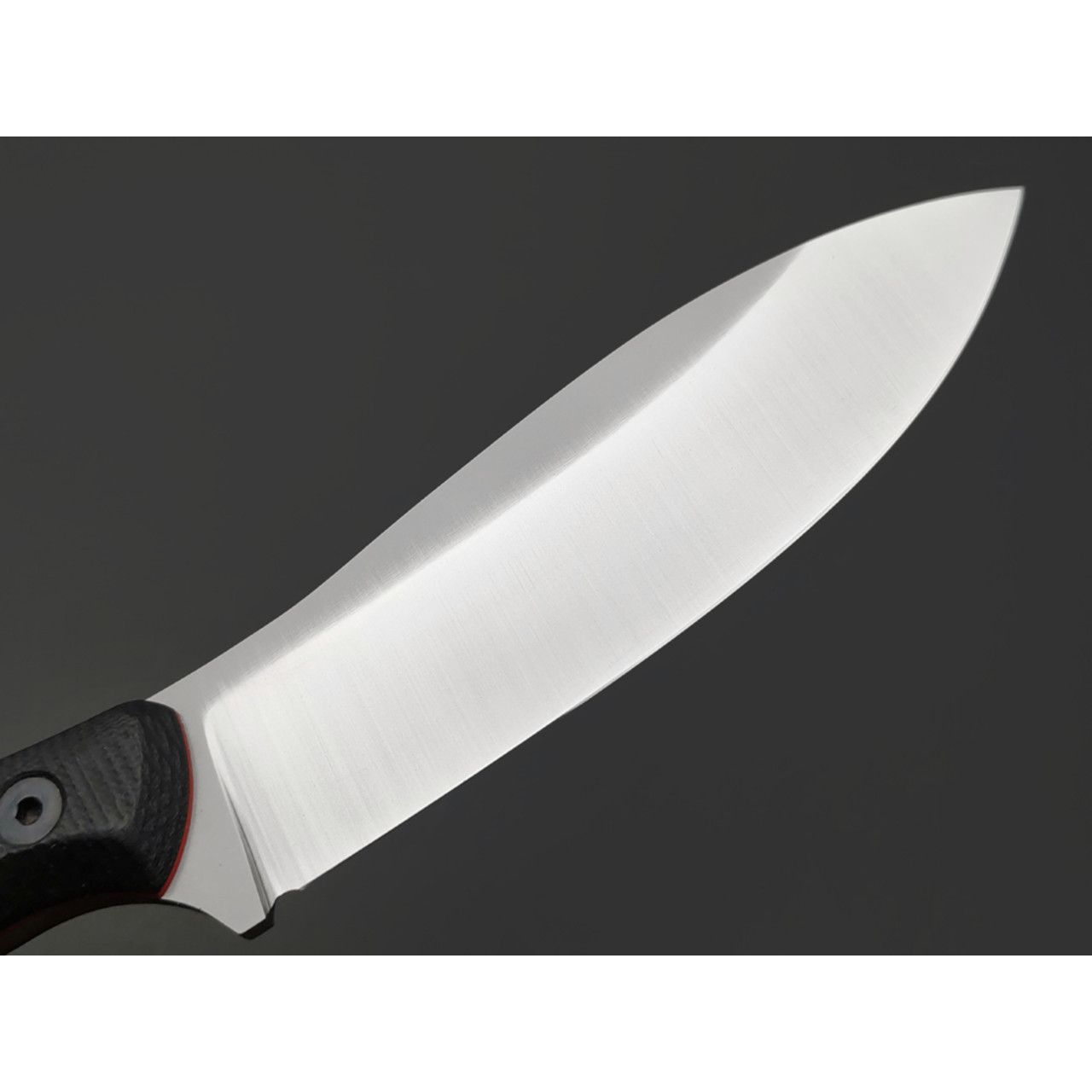 Град Горький нож Канадец сталь Х12МФ satin рукоять G10 black & red