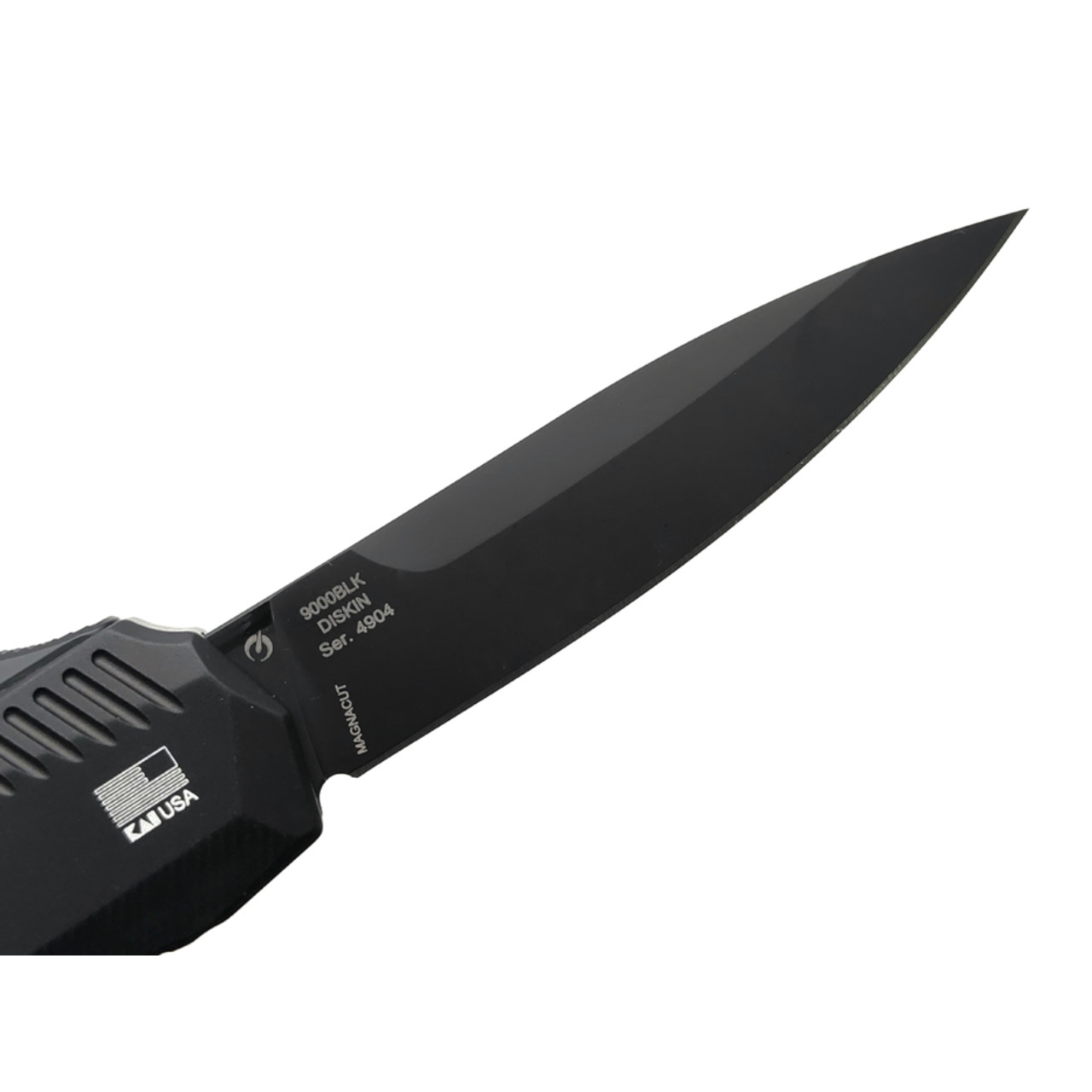 Kershaw нож складной автоматический Livewire 9000BLK сталь CPM Magnacut PVD, рукоять Aluminum 6061-T6 black
