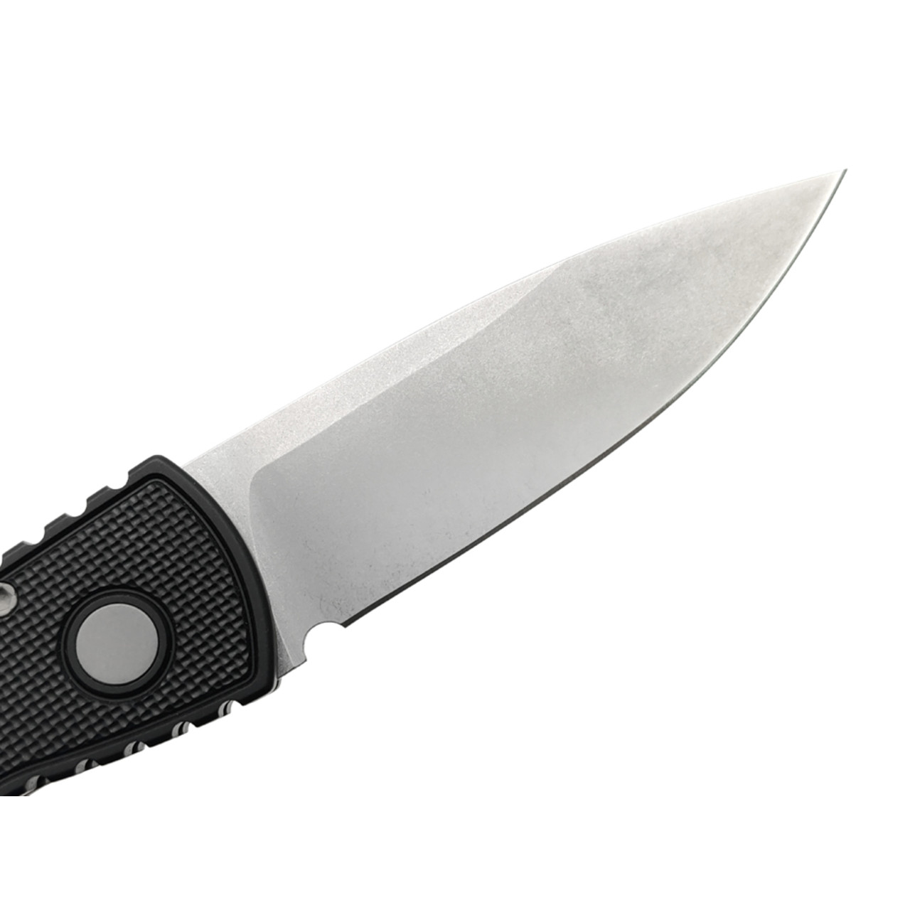 Pro-Tech нож складной автоматический T201 Tactical Response 2 сталь CPM Magnacut стоунвош, рукоять Aluminum black