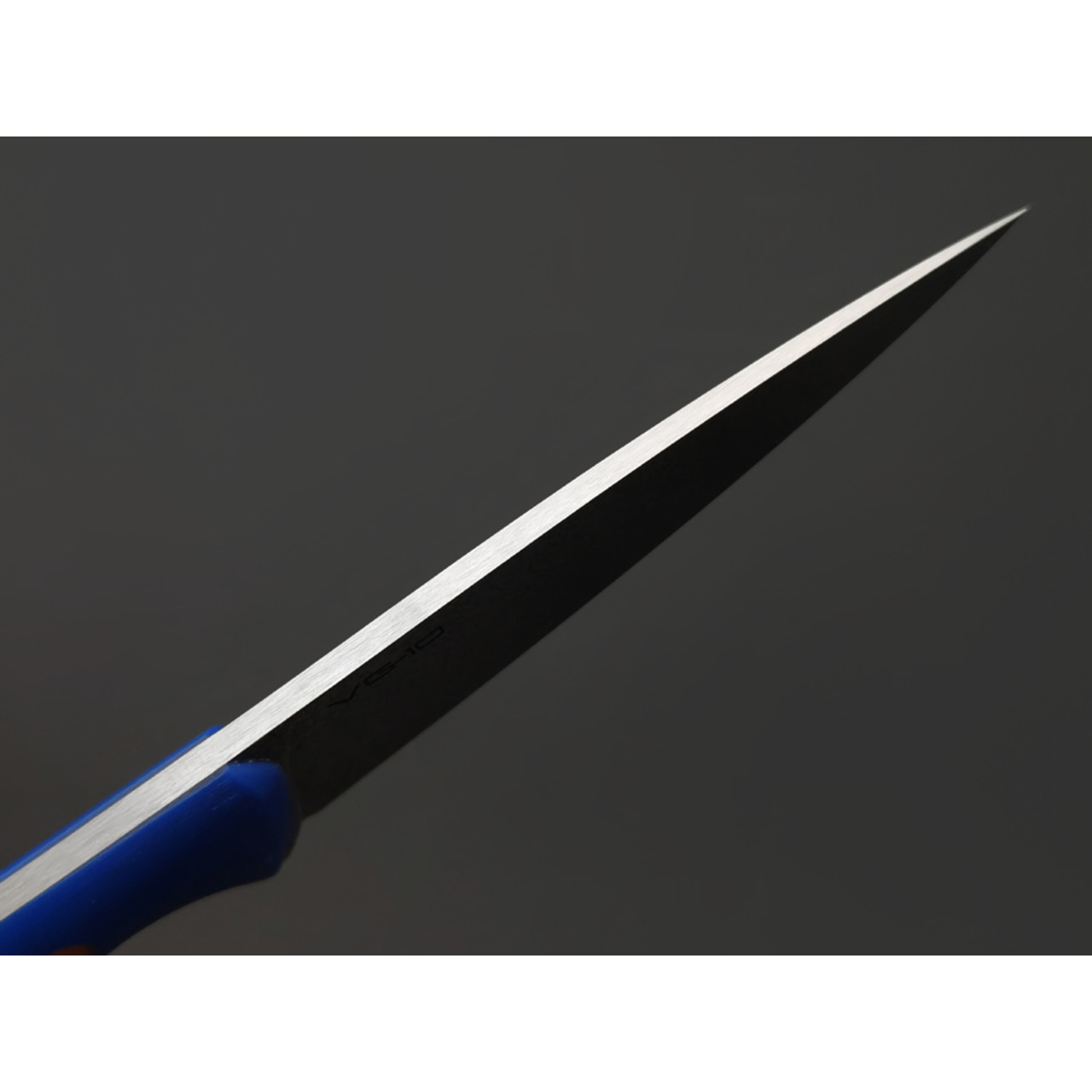 Кирилл Козлов нож Хэнди F сталь VG-10, рукоять G10 blue, пины orange