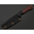 Кирилл Козлов нож Прямой сталь D2, рукоять G10 black & red Кирилл Козлов нож Прямой сталь D2, рукоять G10 black & red