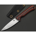 Кирилл Козлов нож Прямой сталь D2, рукоять G10 black & red Кирилл Козлов нож Прямой сталь D2, рукоять G10 black & red