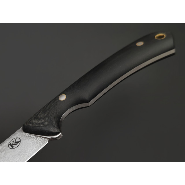 Кирилл Козлов нож 2.1 сталь Aus-10Co, рукоять Micarta black