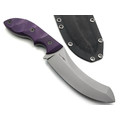 Волчий Век нож Кондрат 12 сталь N690 WA стоунвош, рукоять G10 purple, винты