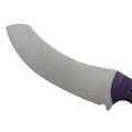 Волчий Век нож Кондрат 12 сталь N690 WA стоунвош, рукоять G10 purple, винты