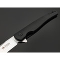 Kizlyar Supreme складной нож Hussar сталь VG-10 стоунвош, рукоять FRN black