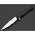 Kizlyar Supreme складной нож Hussar сталь VG-10 стоунвош, рукоять FRN black