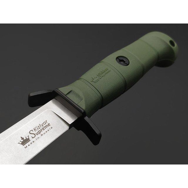 Kizlyar Supreme тактический нож Vector Olive сталь Elmax стоунвош, рукоять Kraton