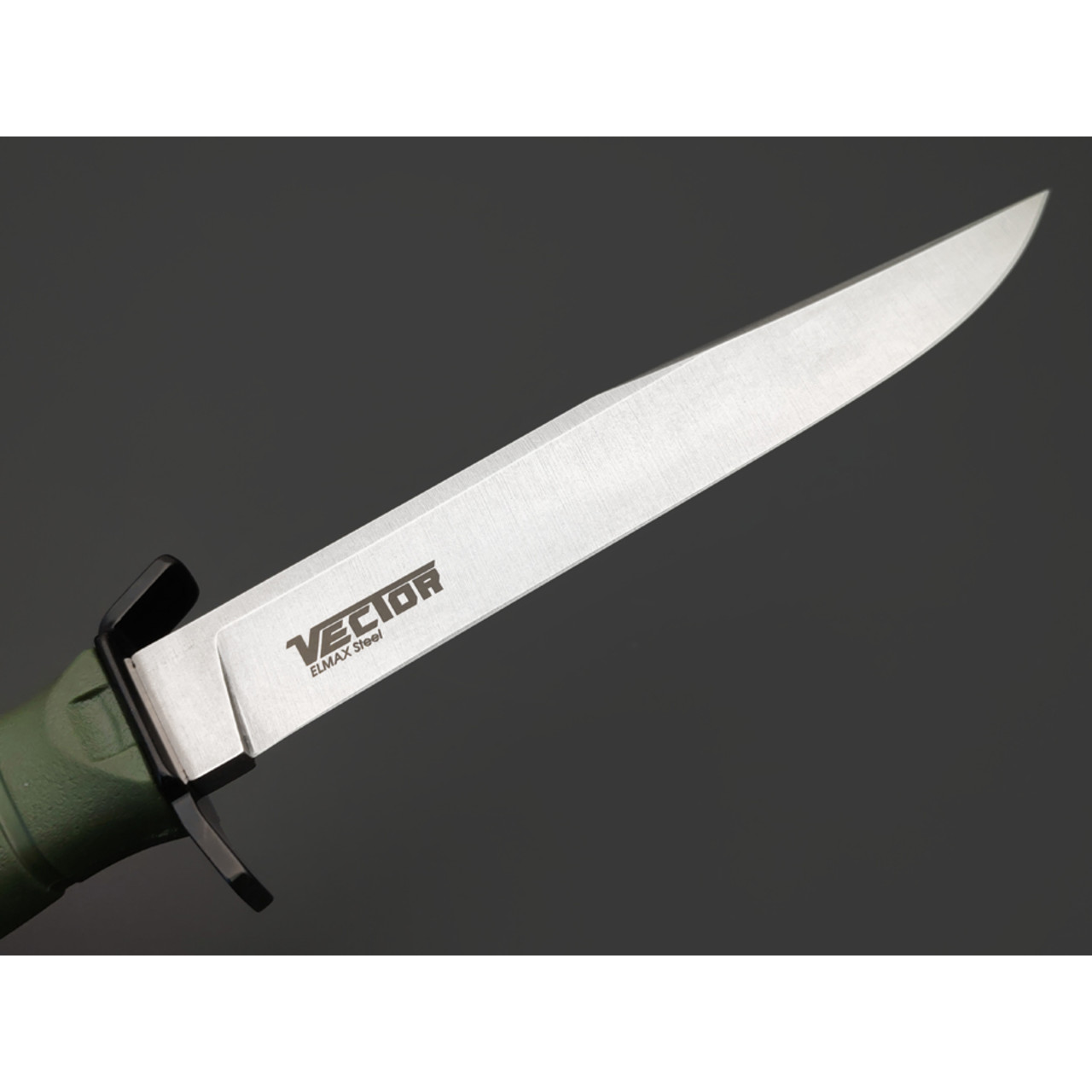 Kizlyar Supreme тактический нож Vector Olive сталь Elmax стоунвош, рукоять Kraton