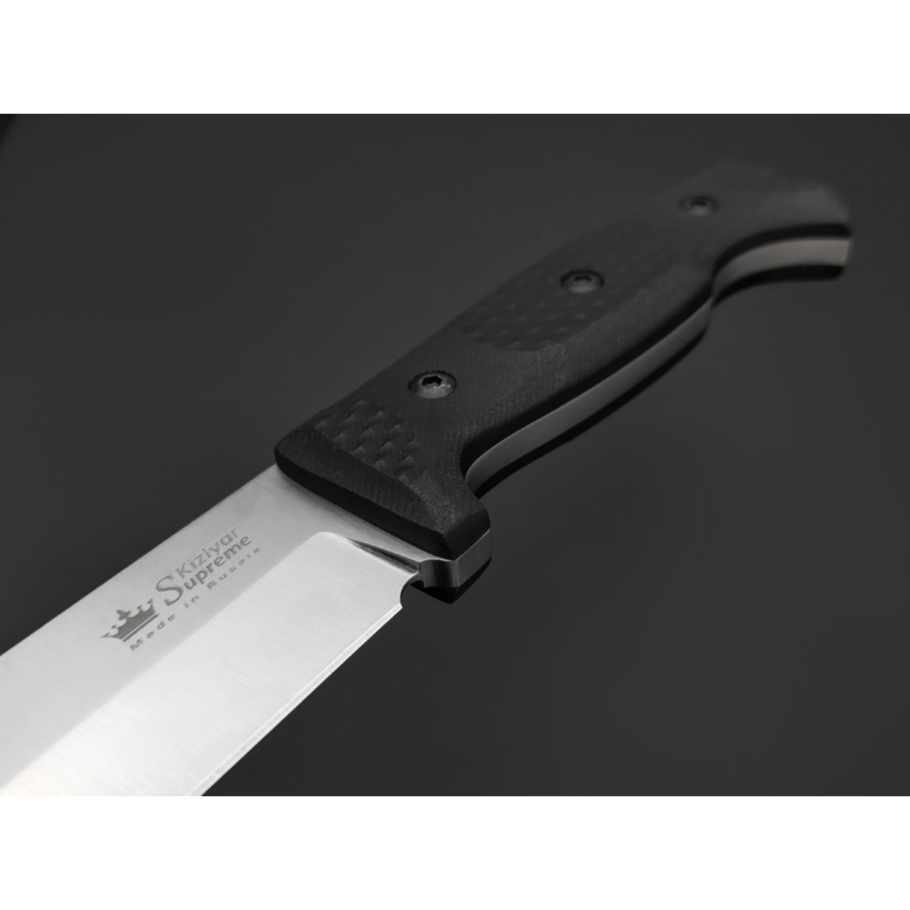 Kizlyar Supreme туристический нож Bastardo сталь Sleipner satin, рукоять G10 black.