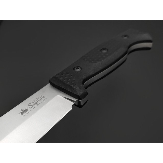 Kizlyar Supreme туристический нож Bastardo сталь Sleipner satin, рукоять G10 black.
