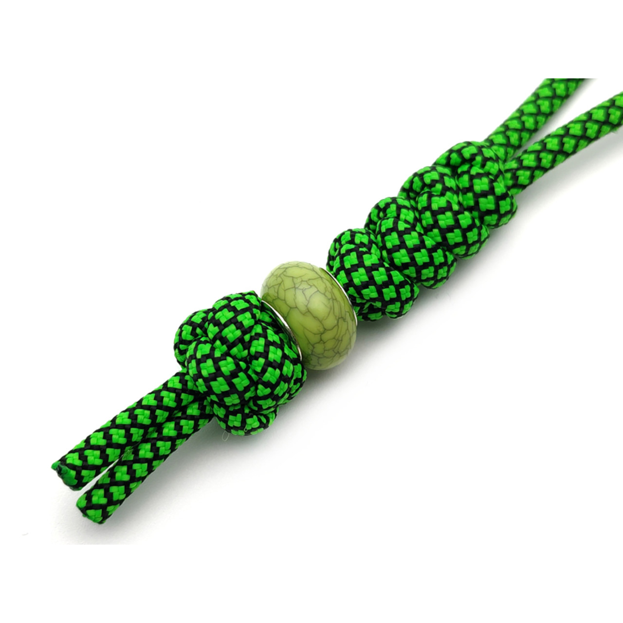 Темляк ОрЛина - Lime Snake с бусиной