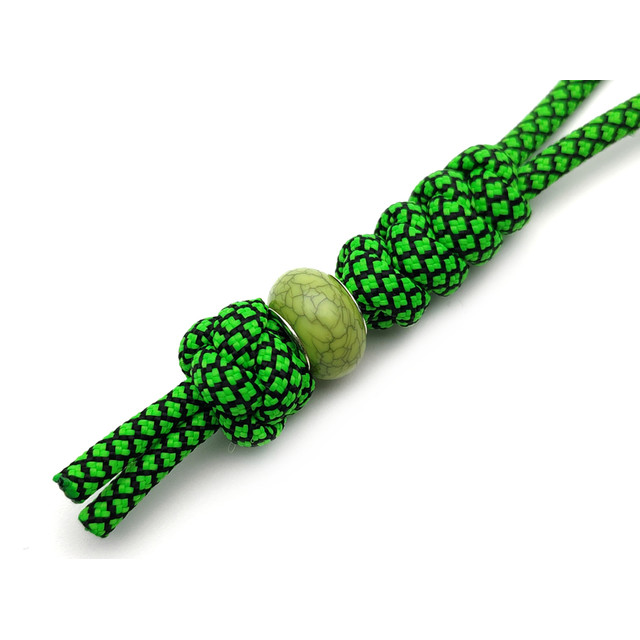 Темляк ОрЛина - Lime Snake с бусиной