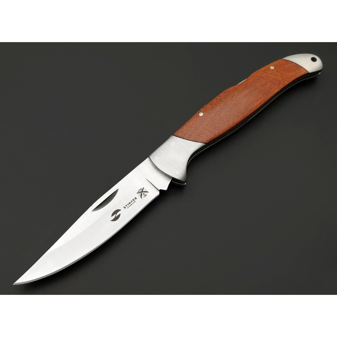 Stinger нож складной FB0924A-SB сталь 420 satin, рукоять Дерево палисандр, сталь