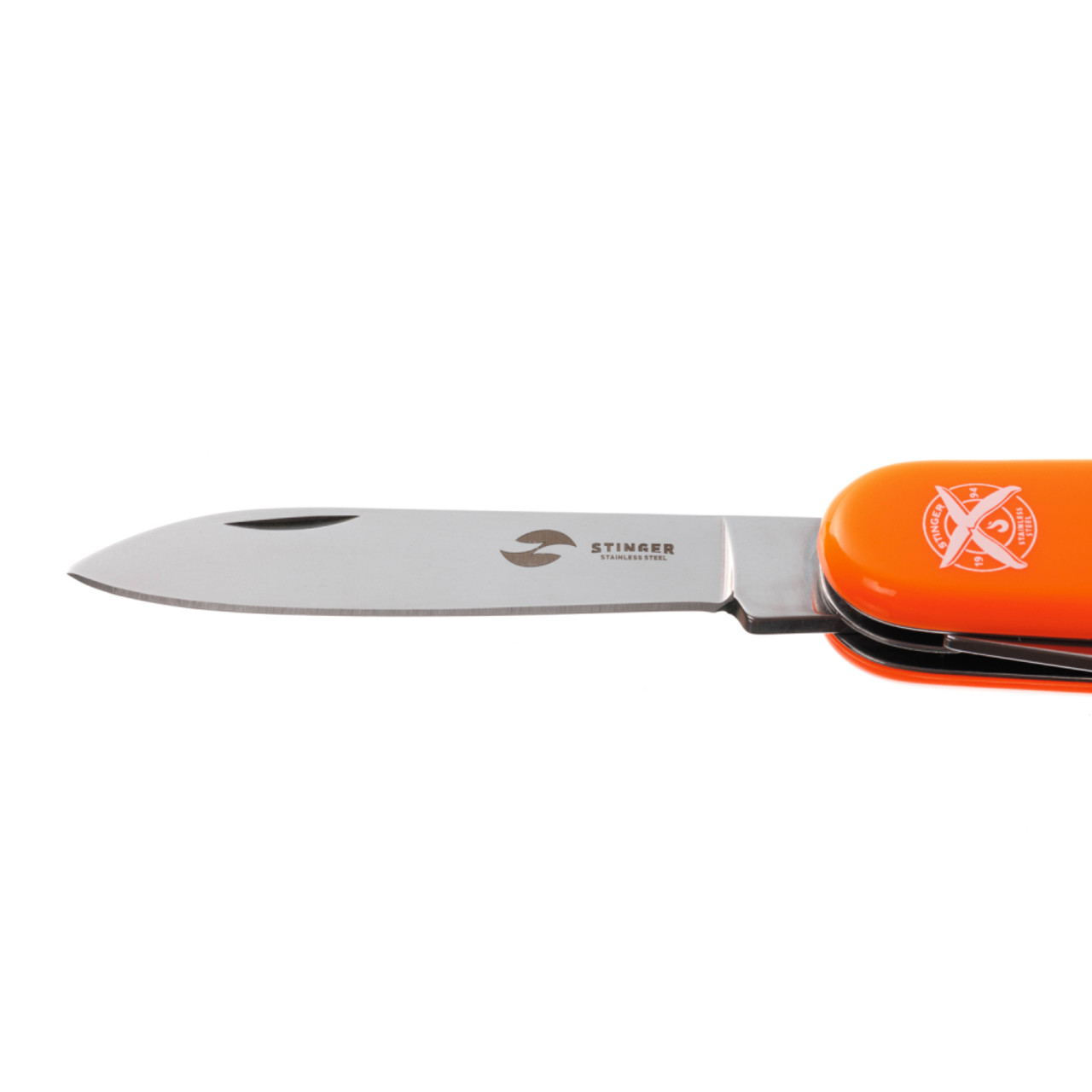 Stinger нож многофункциональный FK-K5005NH-11F (11 функций) сталь 420, рукоять ABS orange