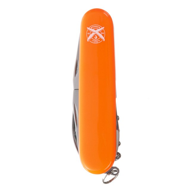 Stinger нож многофункциональный FK-K5005NH-11F (11 функций) сталь 420, рукоять ABS orange