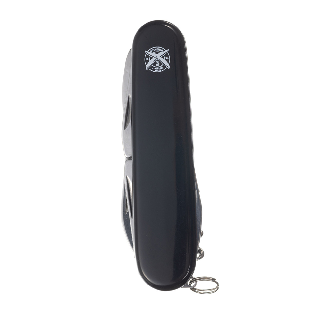 Stinger нож многофункциональный FK-K5018-6P (11 функций) сталь 420, рукоять ABS black