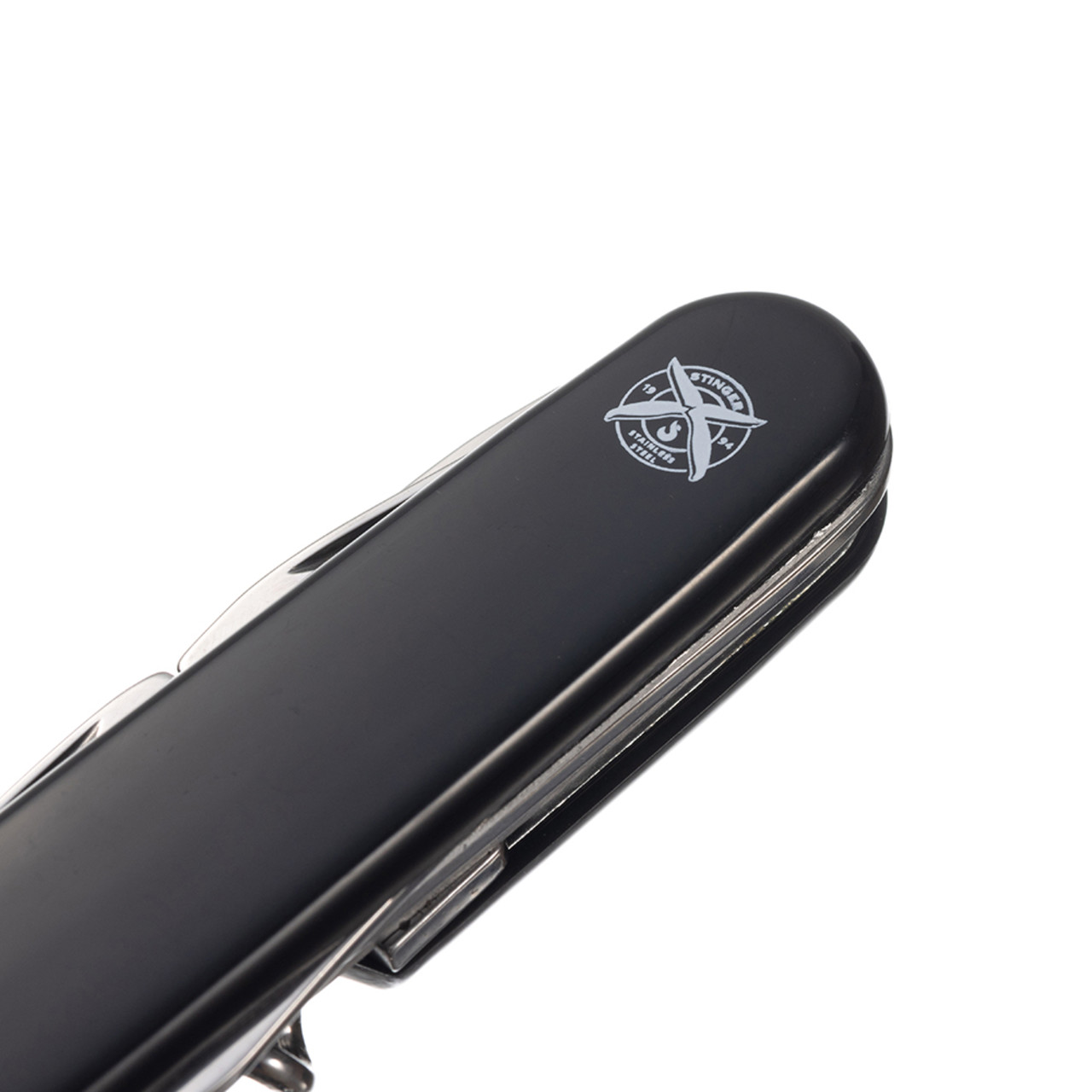 Stinger нож многофункциональный FK-K5018-6P (11 функций) сталь 420, рукоять ABS black