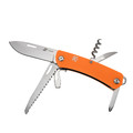Stinger нож многофункциональный FK-GHK1P-06B (10 функций) сталь 440A, рукоять ABS orange, блистер