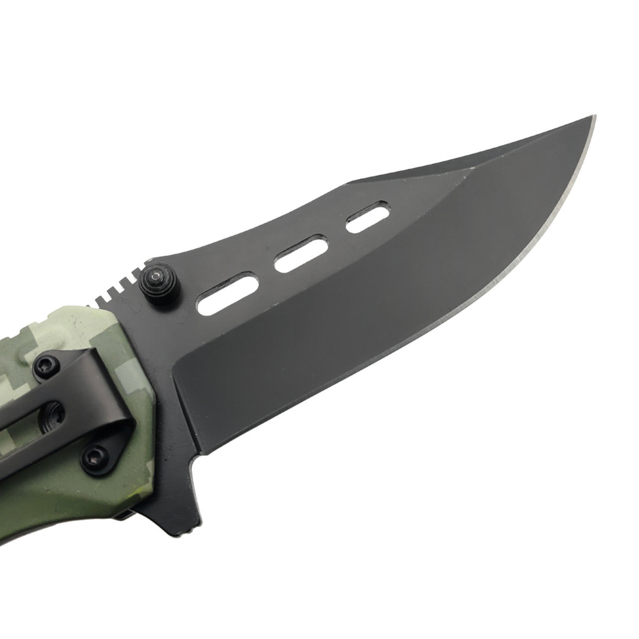 Stinger нож складной FK-008H сталь 3Cr13 satin & black, рукоять Aluminum digital camo