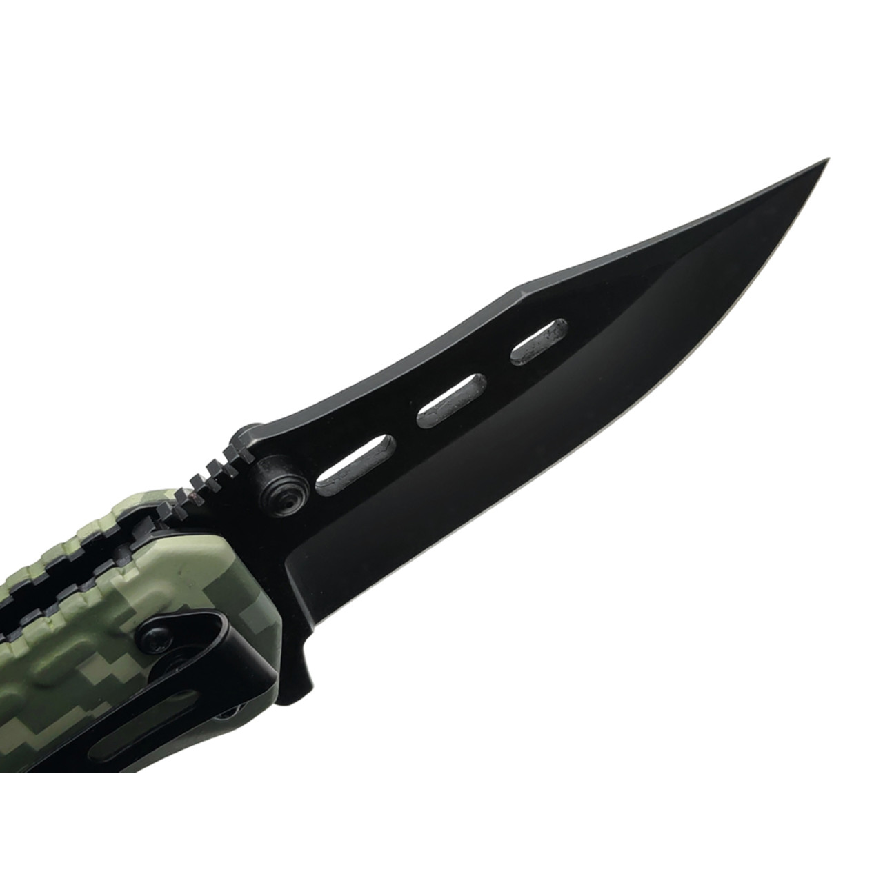 Stinger нож складной FK-008H сталь 3Cr13 satin & black, рукоять Aluminum digital camo