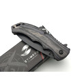 Stinger нож складной FK-1116BK сталь 3Cr13 black, рукоять Pakka wood, сталь