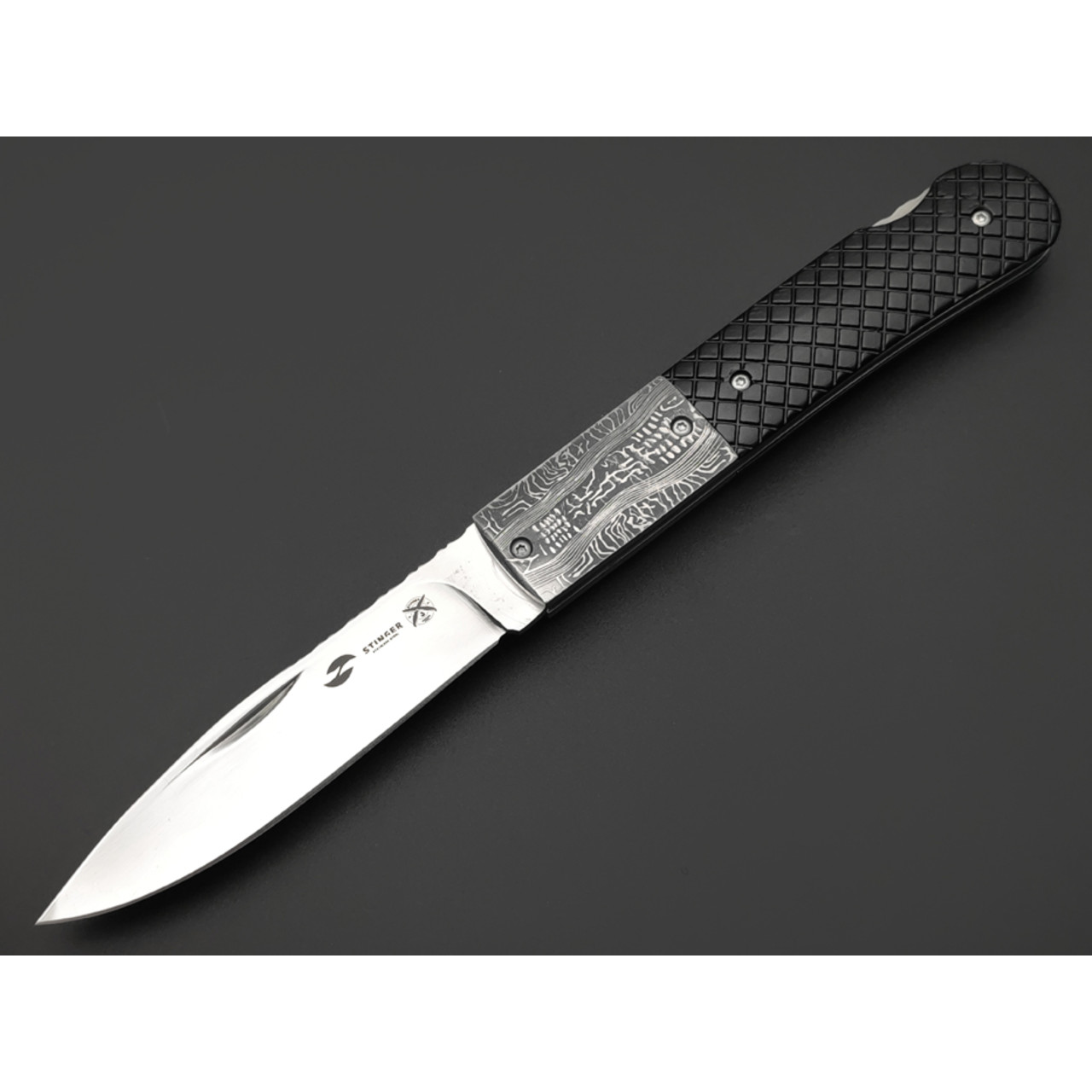 Stinger нож складной FB3021 сталь 420 полировка, рукоять Aluminum, сталь с травлением