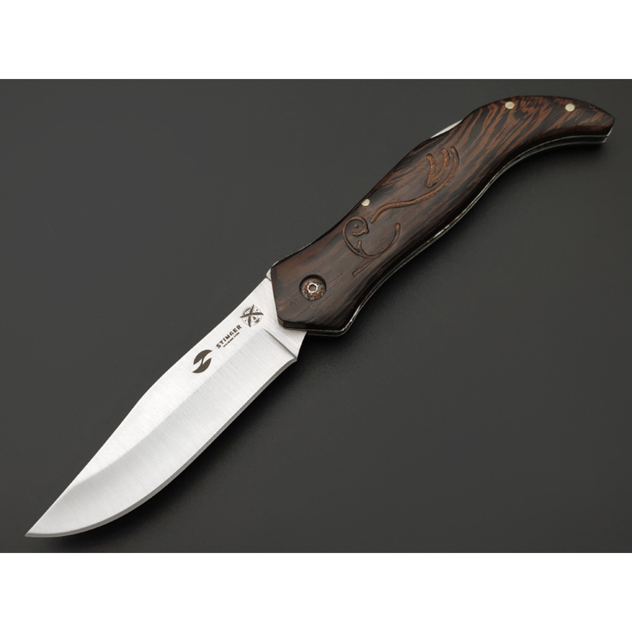 Stinger нож складной FB619A-SB сталь 420 satin, рукоять Дерево венге, блистер