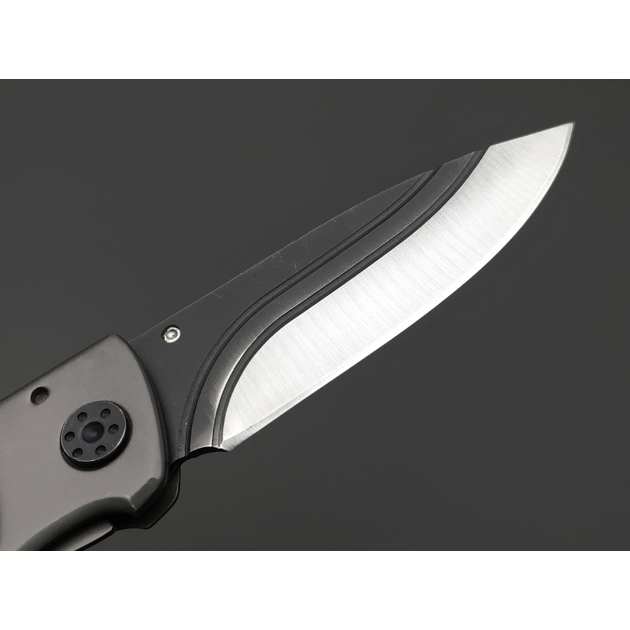 Stinger нож складной FB0072 сталь 420 satin & black, рукоять Aluminum black & grey, сталь
