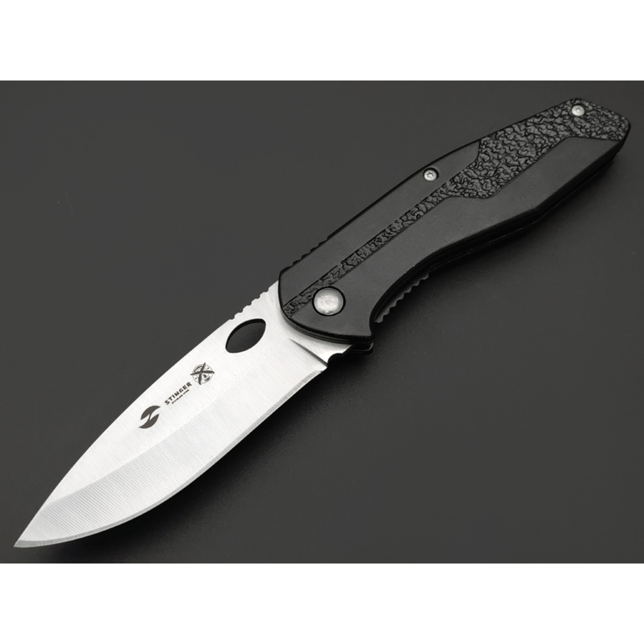 Stinger нож складной FB2023 сталь 420 satin, рукоять Aluminum black