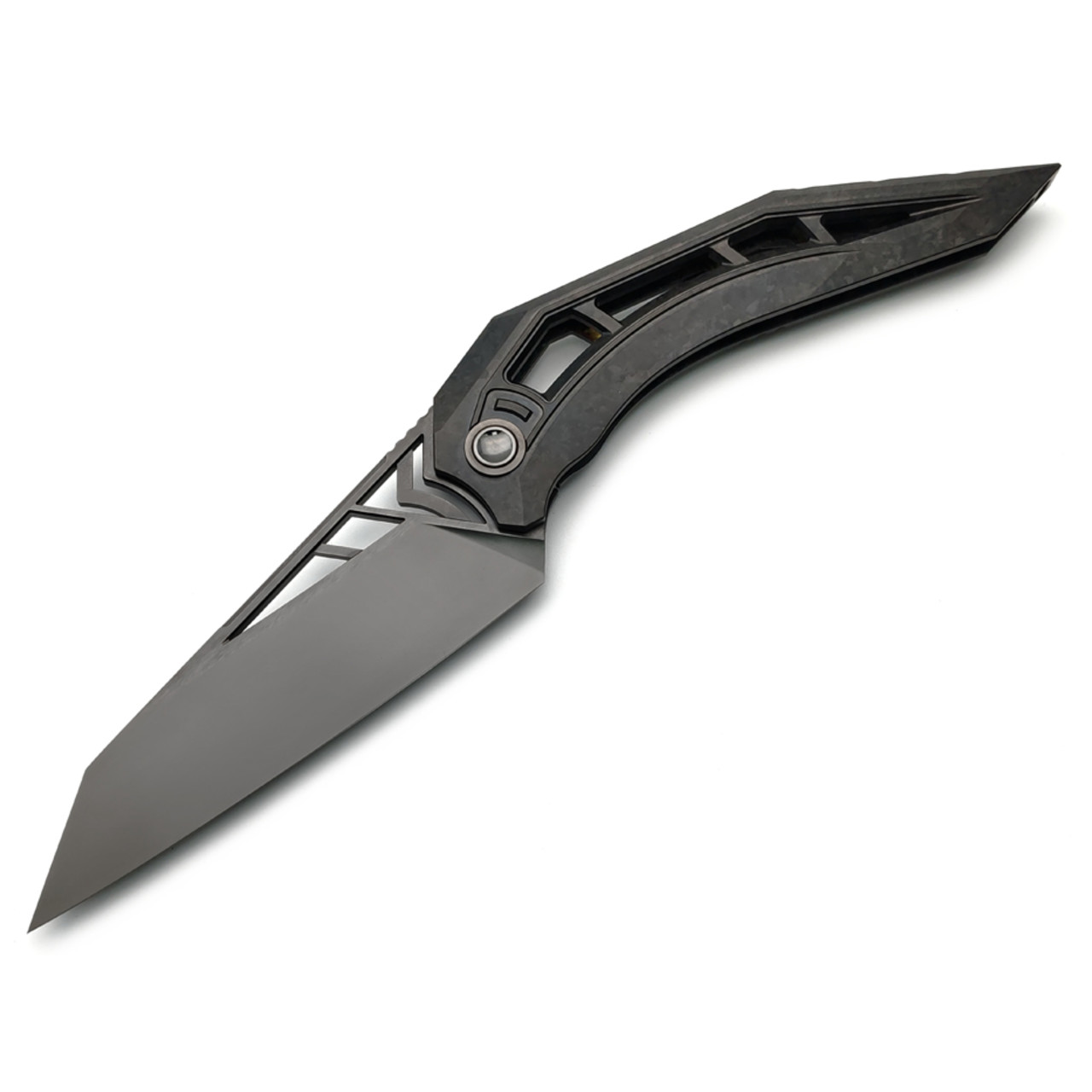 TuoTown складной нож Xenos Integral TXS-MKAB сталь TMAX DLC, рукоять Titanium Crystal black