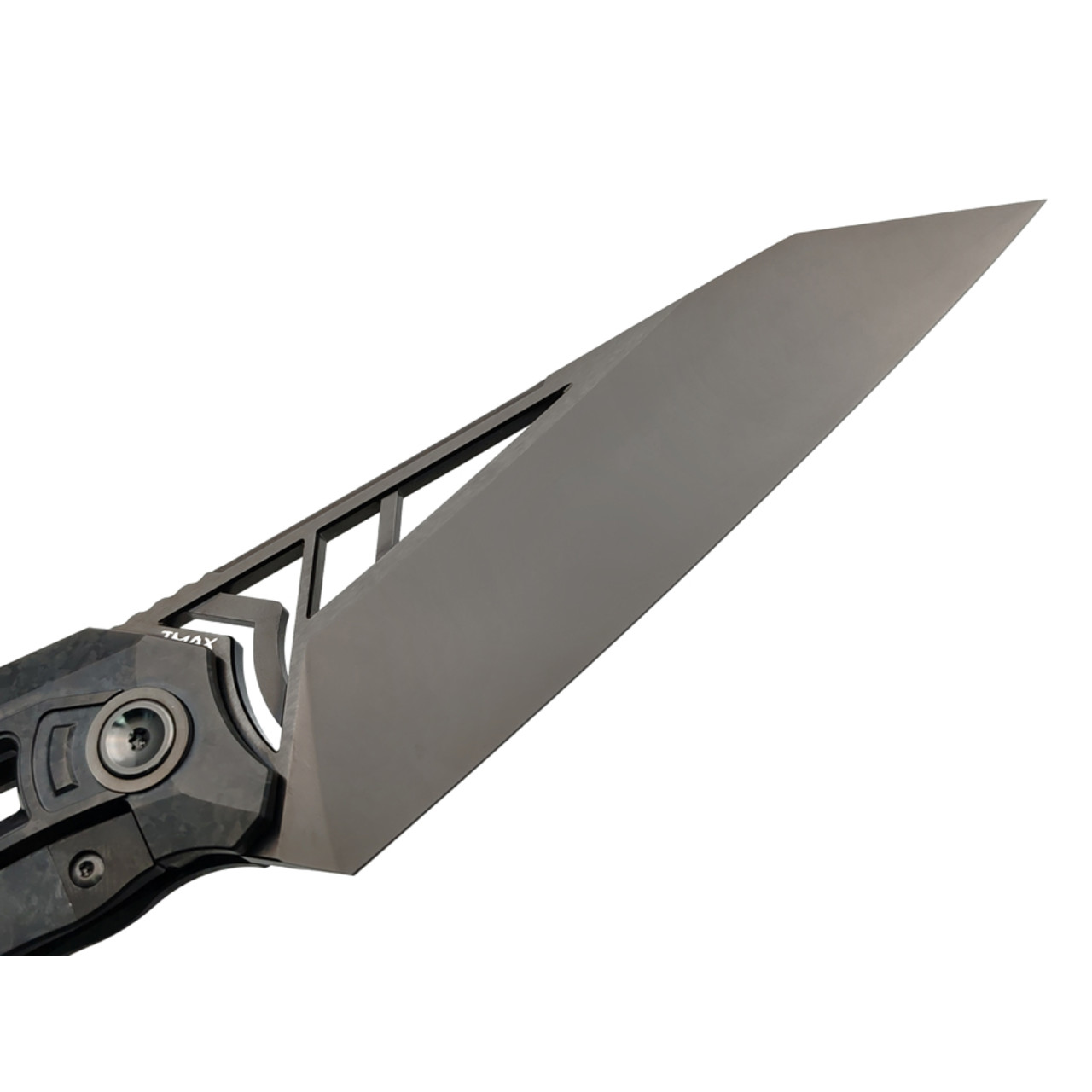 TuoTown складной нож Xenos Integral TXS-MKAB сталь TMAX DLC, рукоять Titanium Crystal black