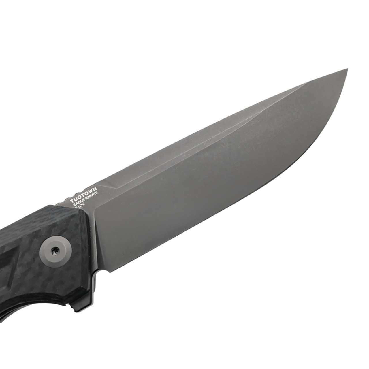 TuoTown и Eagle Knives складной нож Step Black сталь T10S PVD, рукоять G10-Карбон