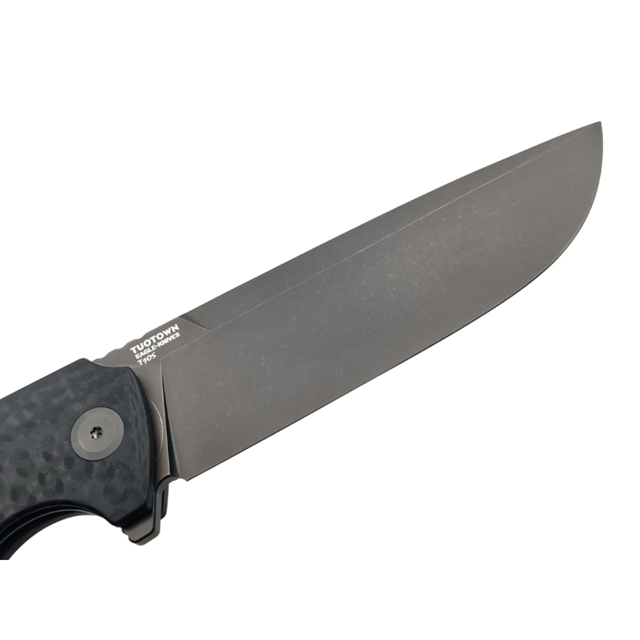 TuoTown и Eagle Knives складной нож Utes Black сталь T10S PVD, рукоять G10-Карбон