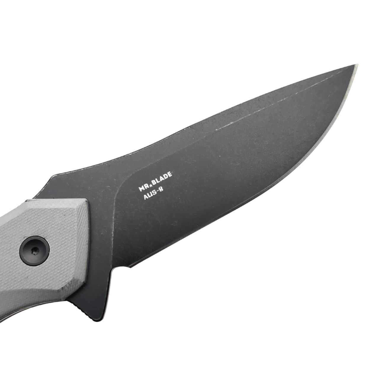 Mr.Blade нож Hellcat Covert сталь Aus-8 блэквош, рукоять G10 grey