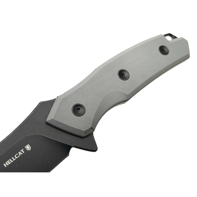 Mr.Blade нож Hellcat Covert сталь Aus-8 блэквош, рукоять G10 grey