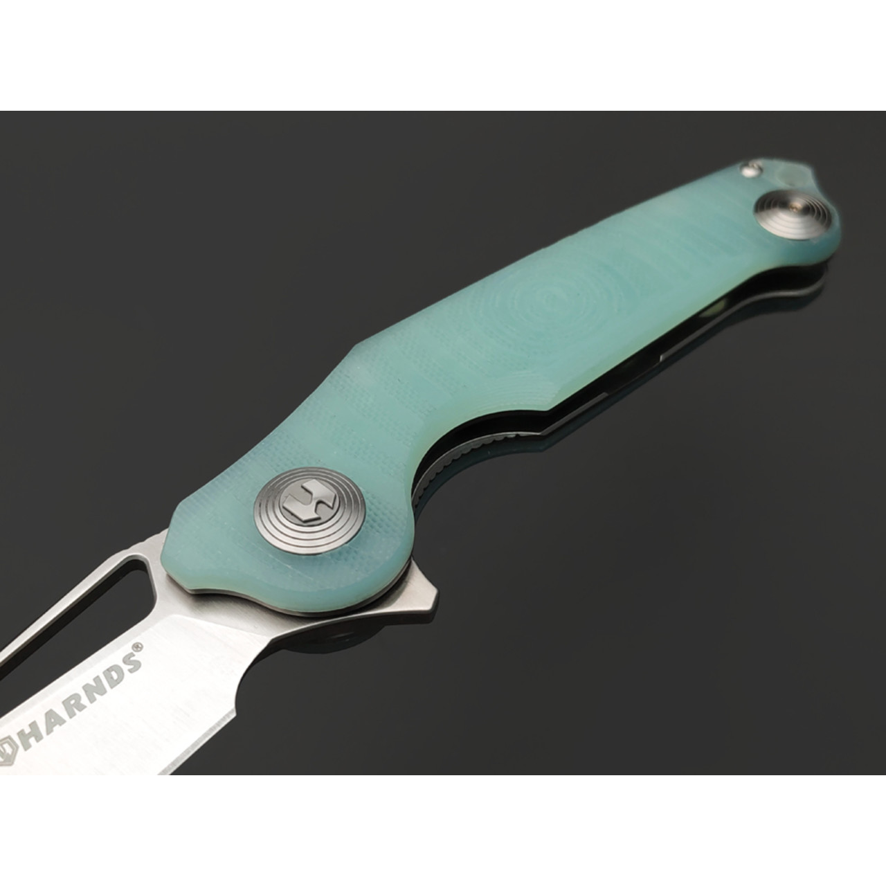 Harnds складной нож Time CK9178TC-S сталь 14C28N satin, рукоять G10 jade