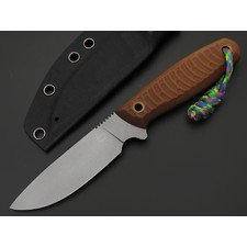 7 ножей нож Handy малый сталь VG-10 bead blast, рукоять G10 brown, ножны Kydex black