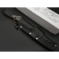 7 ножей нож Клык большой сталь N690 satin, рукоять Carbon fiber, G10 black & green, мозаичный пин 7 ножей нож Клык большой сталь N690 satin, рукоять Carbon fiber, G10 black & green, мозаичный пин