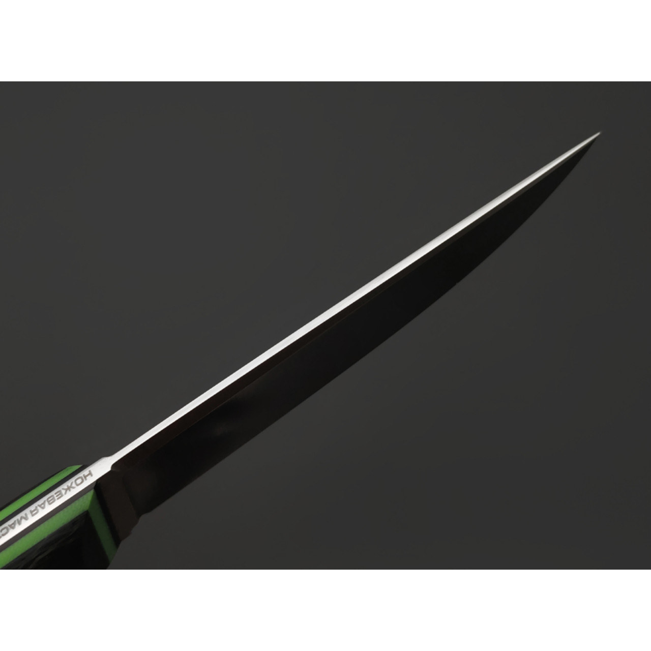 7 ножей нож Клык большой сталь N690 satin, рукоять Carbon fiber, G10 black & green, мозаичный пин