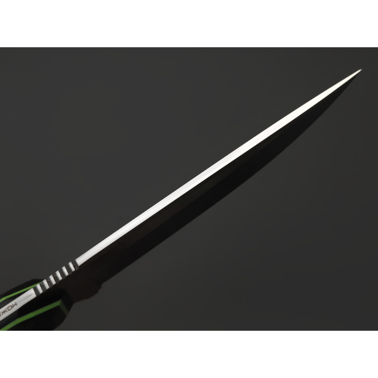 7 ножей нож Айсберг сталь N690 satin, рукоять Carbon fiber, G10 black & green, мозаичный пин
