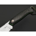 7 ножей нож Айсберг сталь N690 satin, рукоять Carbon fiber, G10 black & green, мозаичный пин 7 ножей нож Айсберг сталь N690 satin, рукоять Carbon fiber, G10 black & green, мозаичный пин