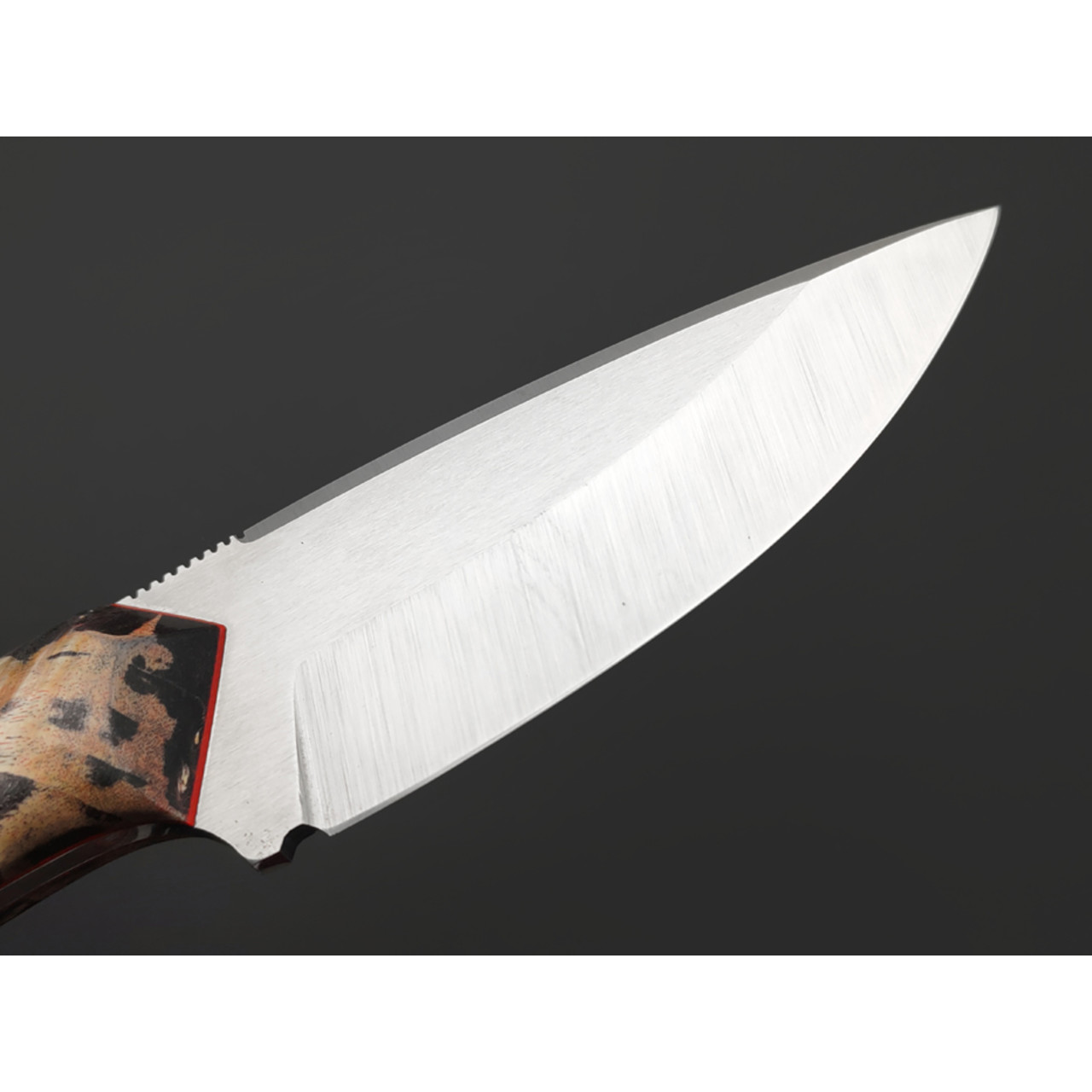 7 ножей нож Джек малый сталь VG-10 satin, рукоять стаб. Кап клёна, G10 red, латунь