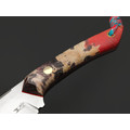 7 ножей нож Джек малый сталь VG-10 satin, рукоять стаб. Кап клёна, G10 red, латунь 7 ножей нож Джек малый сталь VG-10 satin, рукоять стаб. Кап клёна, G10 red, латунь