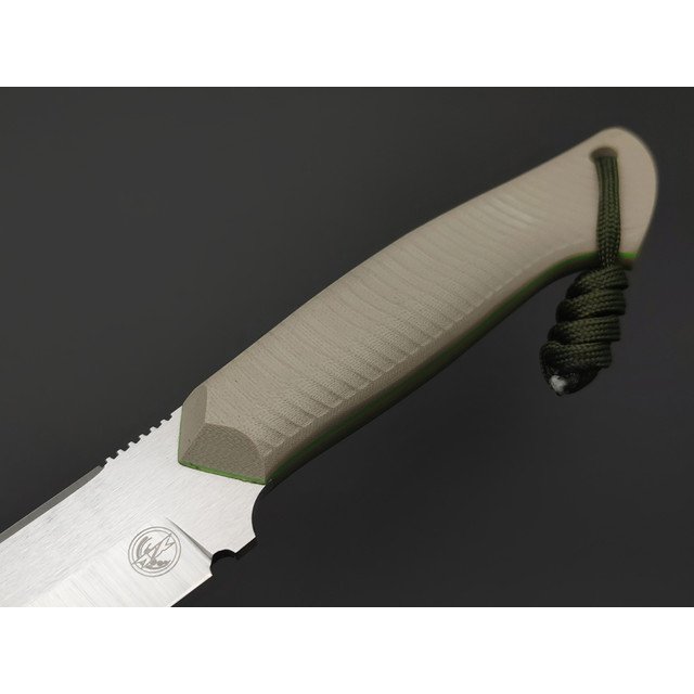 7 ножей нож Айсберг гибрид сталь VG-10 satin, рукоять G10 tan & green