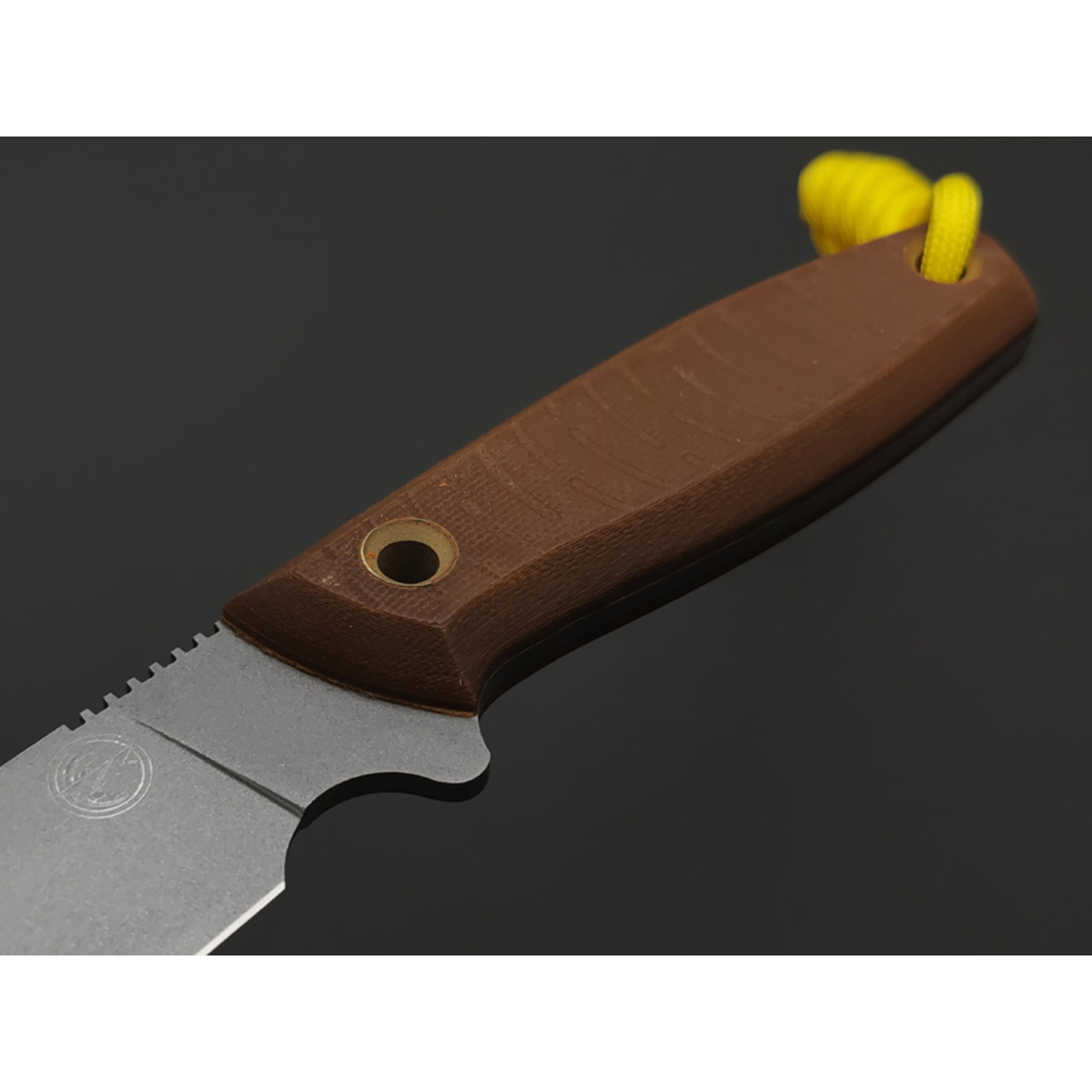 7 ножей нож Handy малый сталь VG-10 bead blast, рукоять G10 brown, ножны Kydex orange & camo dots