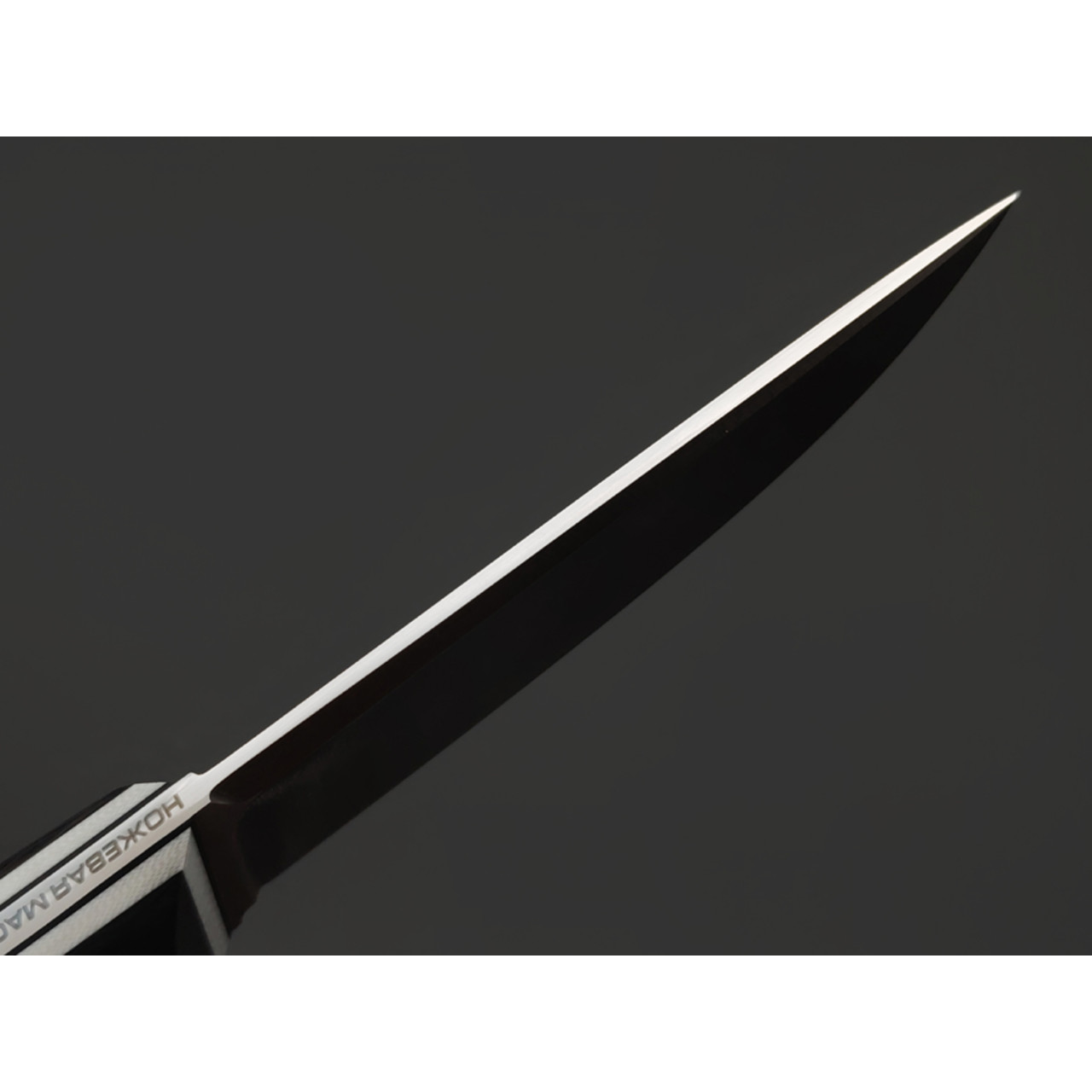 7 ножей нож Клык малый сталь N690 satin, рукоять Carbon fiber, G10 black & white, мозаичный пин