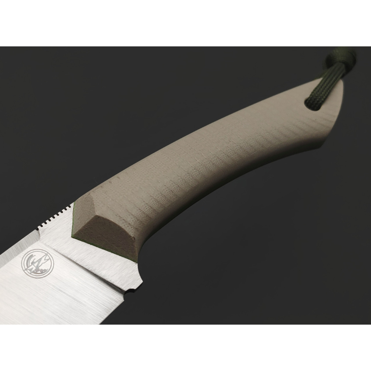 7 ножей нож Джек малый гибрид сталь VG-10 satin, рукоять G10 tan & green