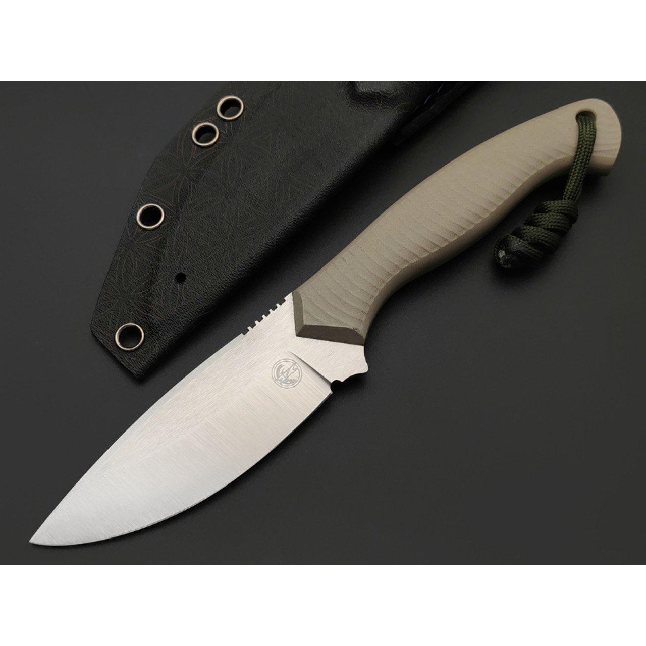 7 ножей нож Пиранья гибрид сталь VG-10 satin, рукоять G10 tan & green